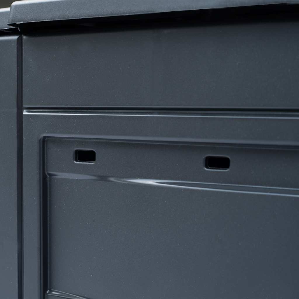 Compostiere per Giardino 3 pz Grigio 60x60x73 cm 780 L