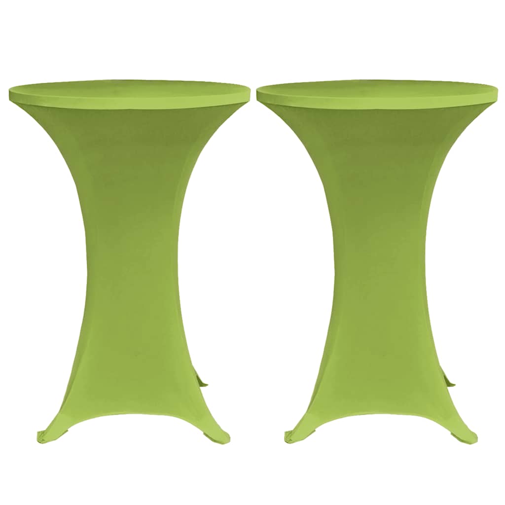 Copritavoli Elastici 4 pz 60 cm Verde