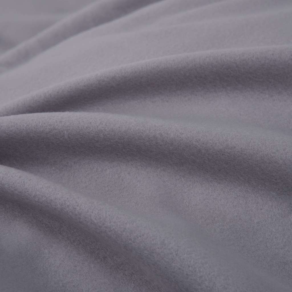 Set di Biancheria Letto 4 pz in Pile Grigio 135x200/80x80 cm