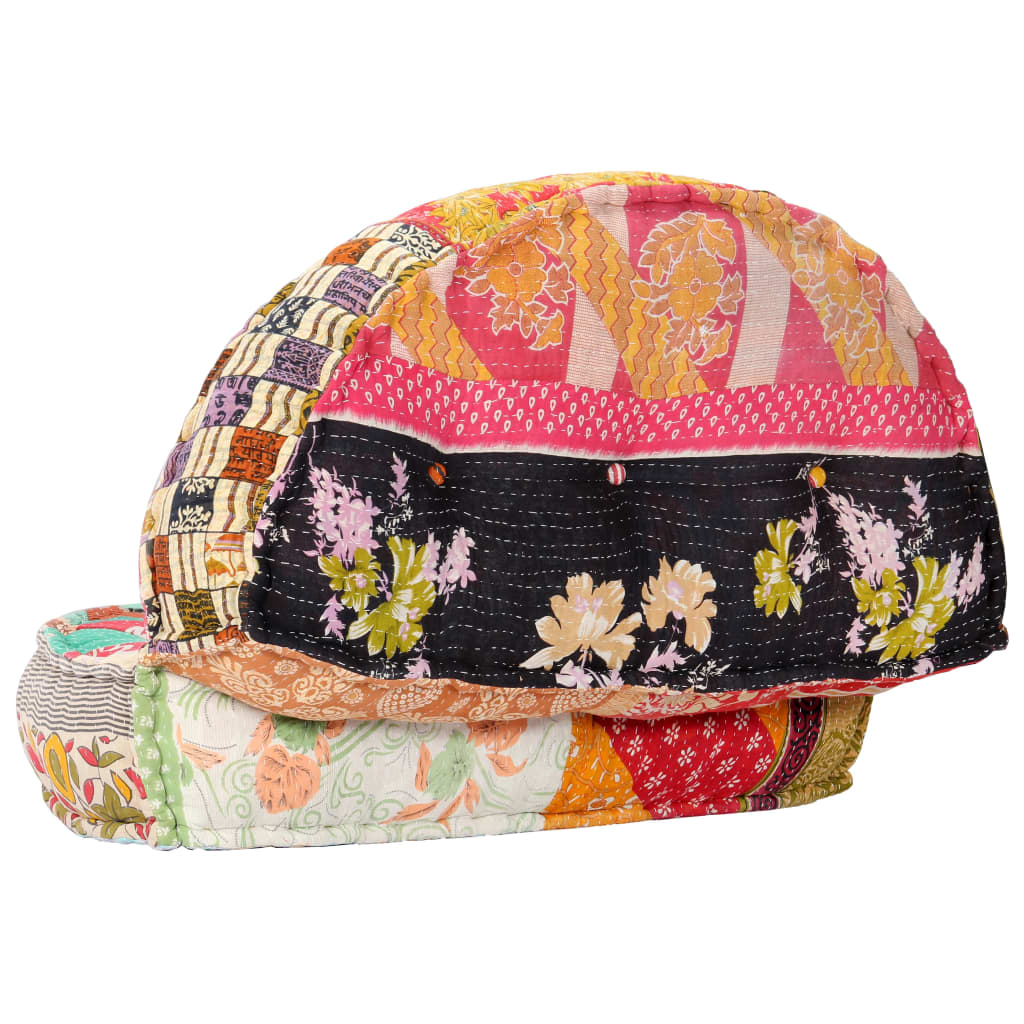 Pouf 100x20 cm in Tessuto Patchwork