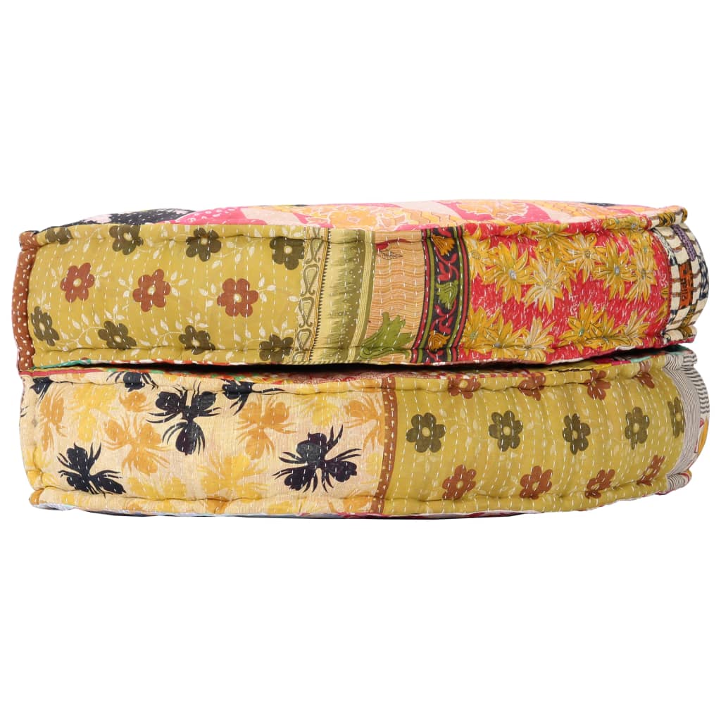 Pouf 100x20 cm in Tessuto Patchwork