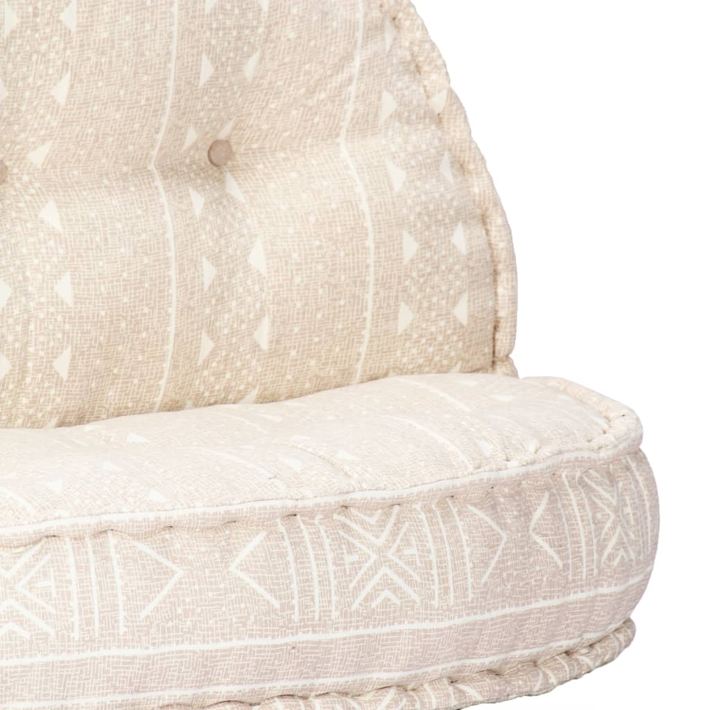 Pouf 100x20 cm in Tessuto Beige