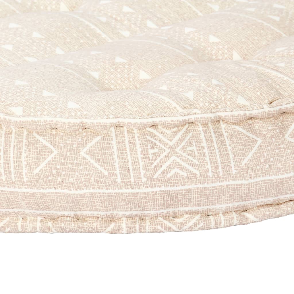 Pouf 100x20 cm in Tessuto Beige