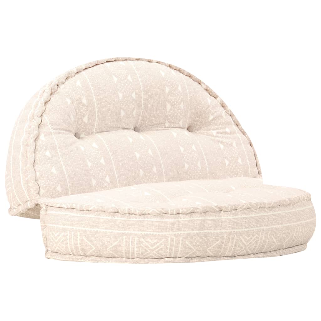 Pouf 100x20 cm in Tessuto Beige