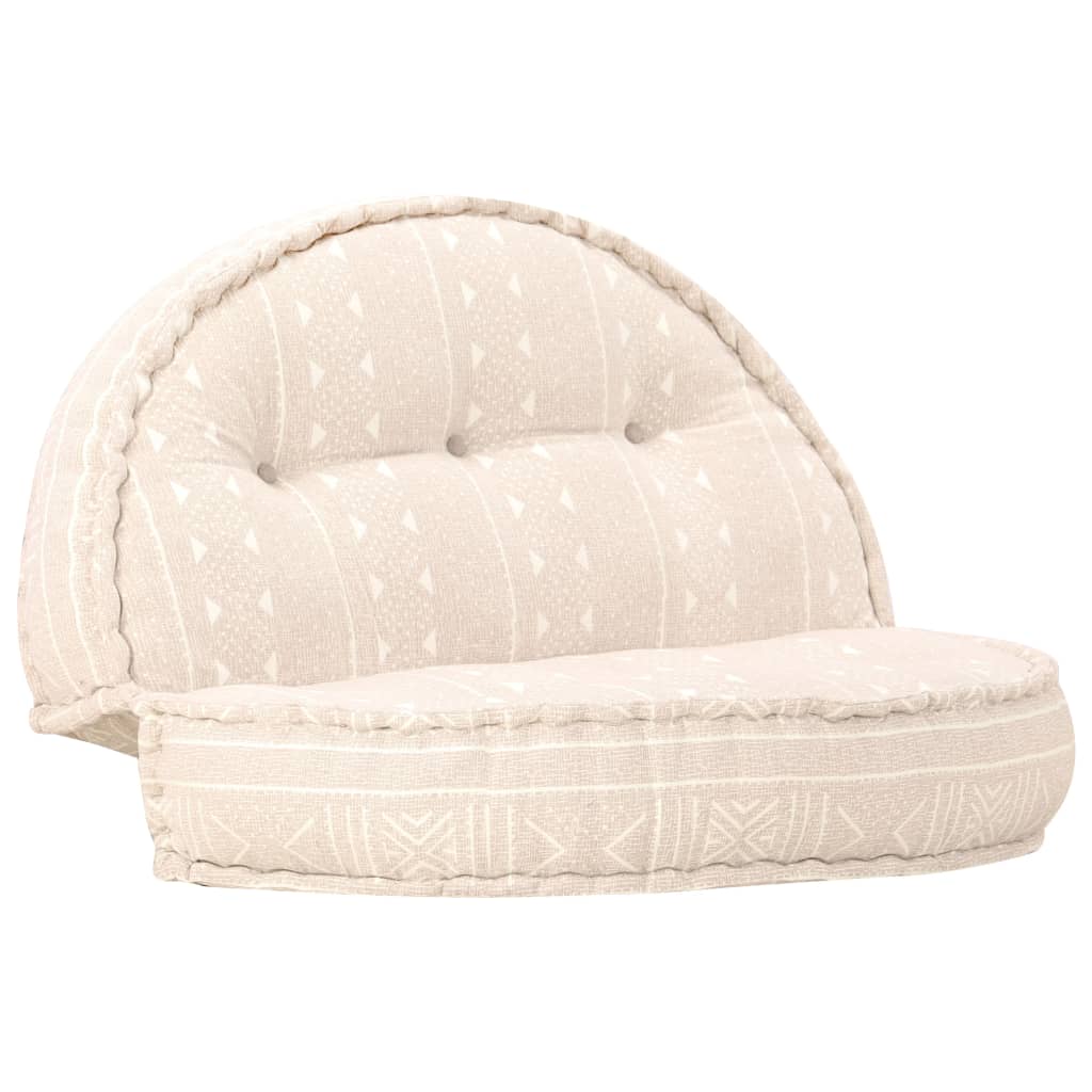 Pouf 100x20 cm in Tessuto Beige