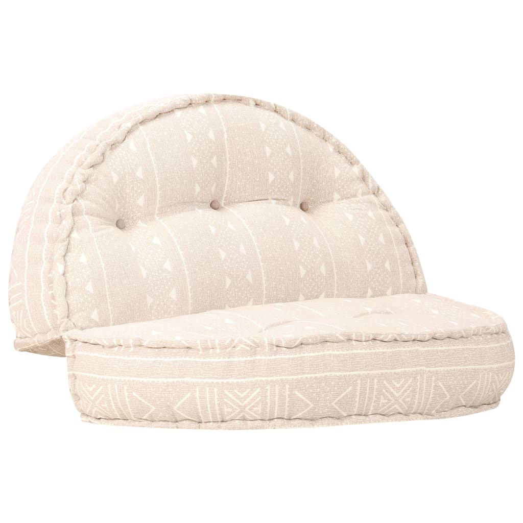 Pouf 100x20 cm in Tessuto Beige