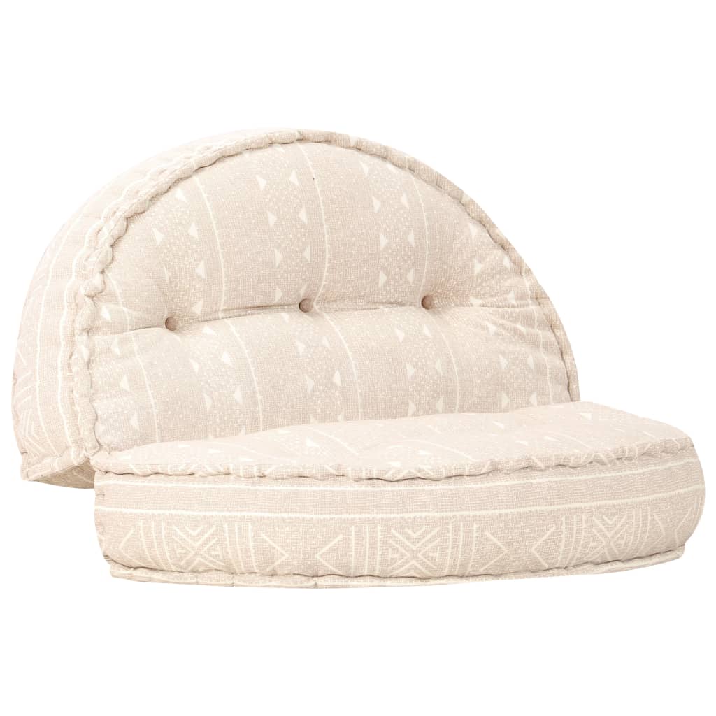 Pouf 100x20 cm in Tessuto Beige