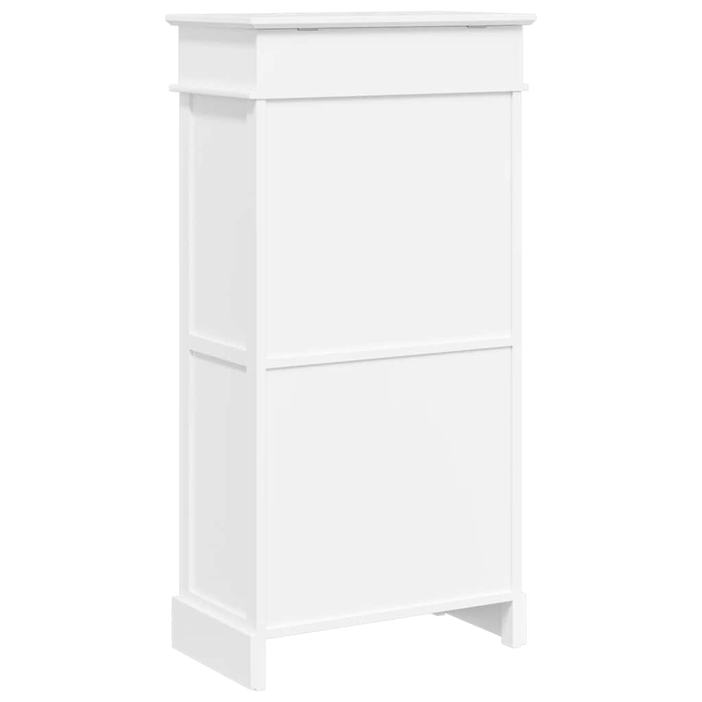 Scarpiera Bianca 50x28x98 cm in Legno di Paulownia