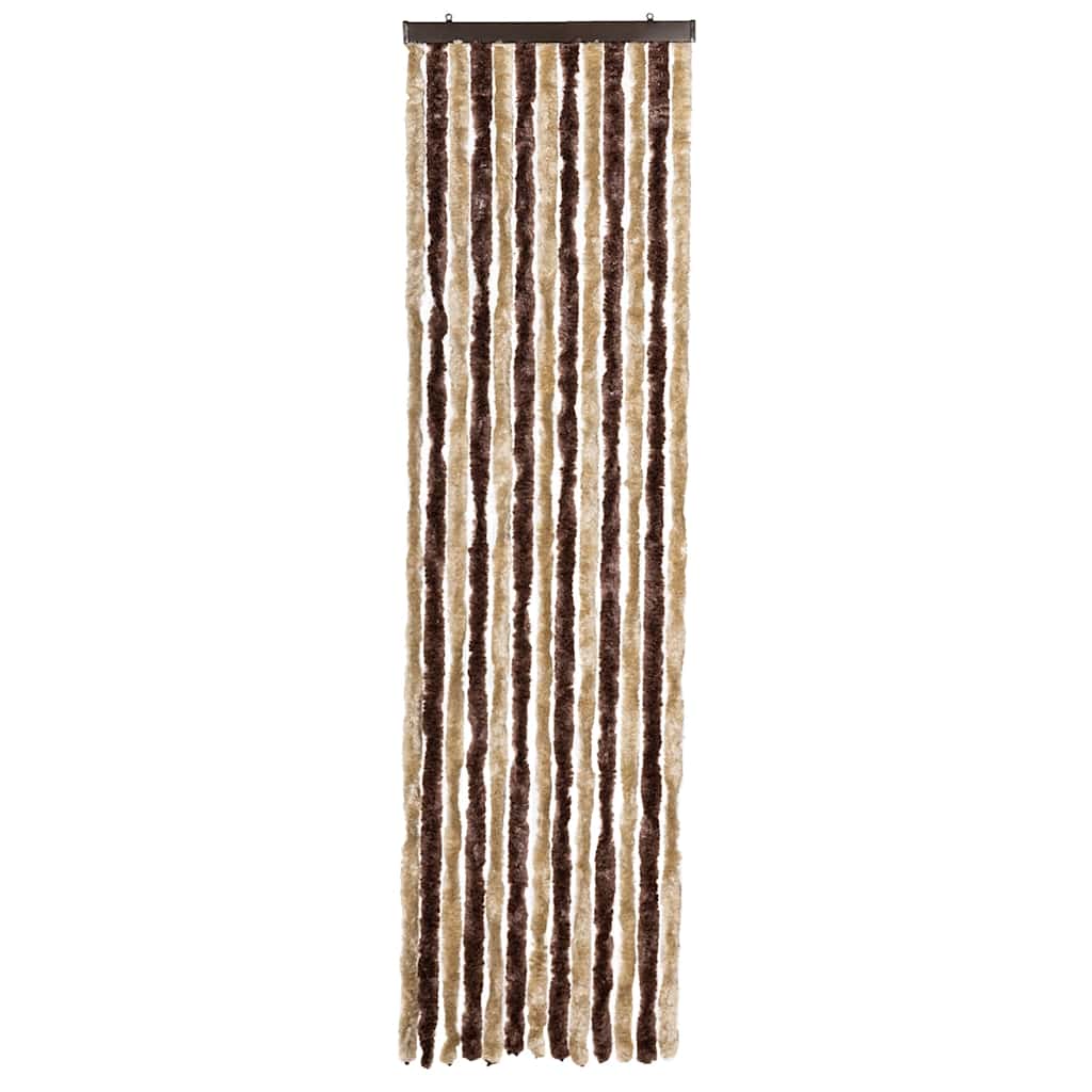 Zanzariera Grigio e Marrone Chiaro 56x185 cm  Ciniglia