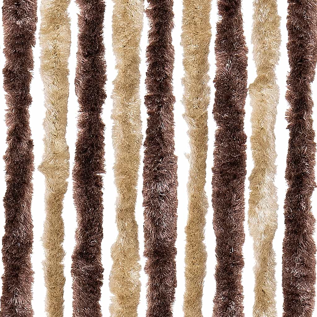 Zanzariera Grigio e Marrone Chiaro 56x185 cm  Ciniglia