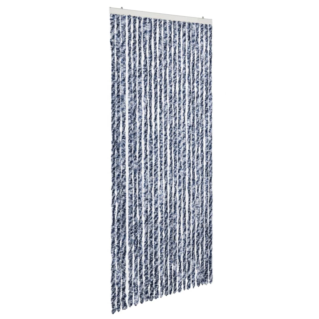 Zanzariera Blu Bianco e Argento  90x220 cm Ciniglia
