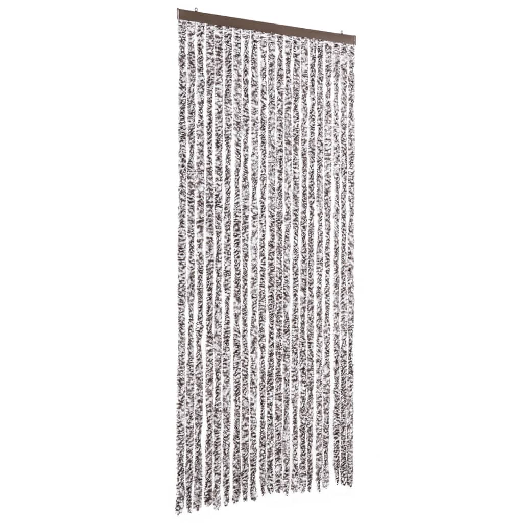 Zanzariera Marrone e Beige 90x220 cm Ciniglia