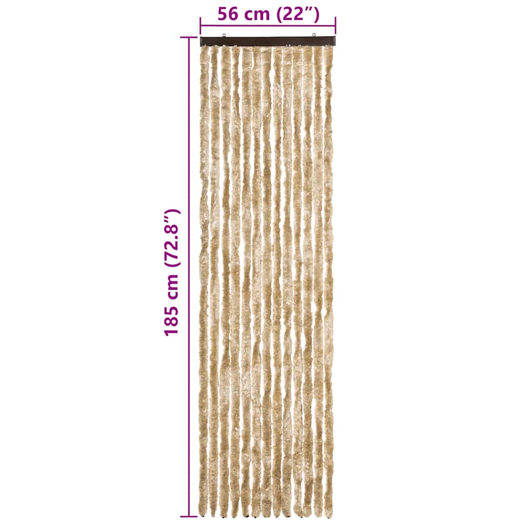 Zanzariera Beige 56x185 cm Ciniglia
