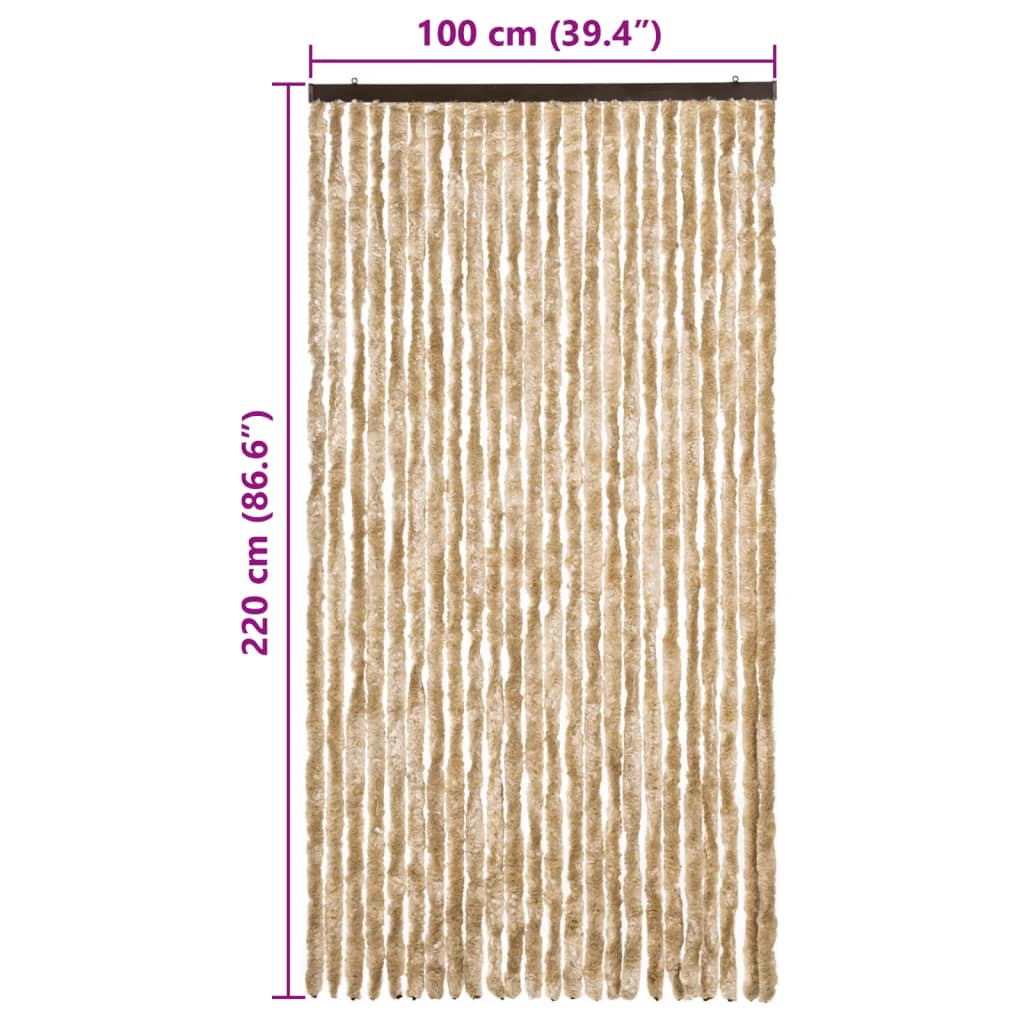 Zanzariera Beige 100x220 cm Ciniglia