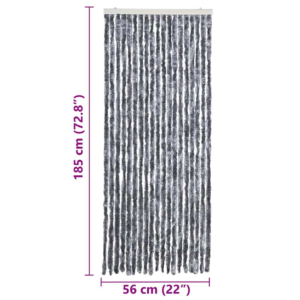 Zanzariera Argento 56x185 cm Ciniglia