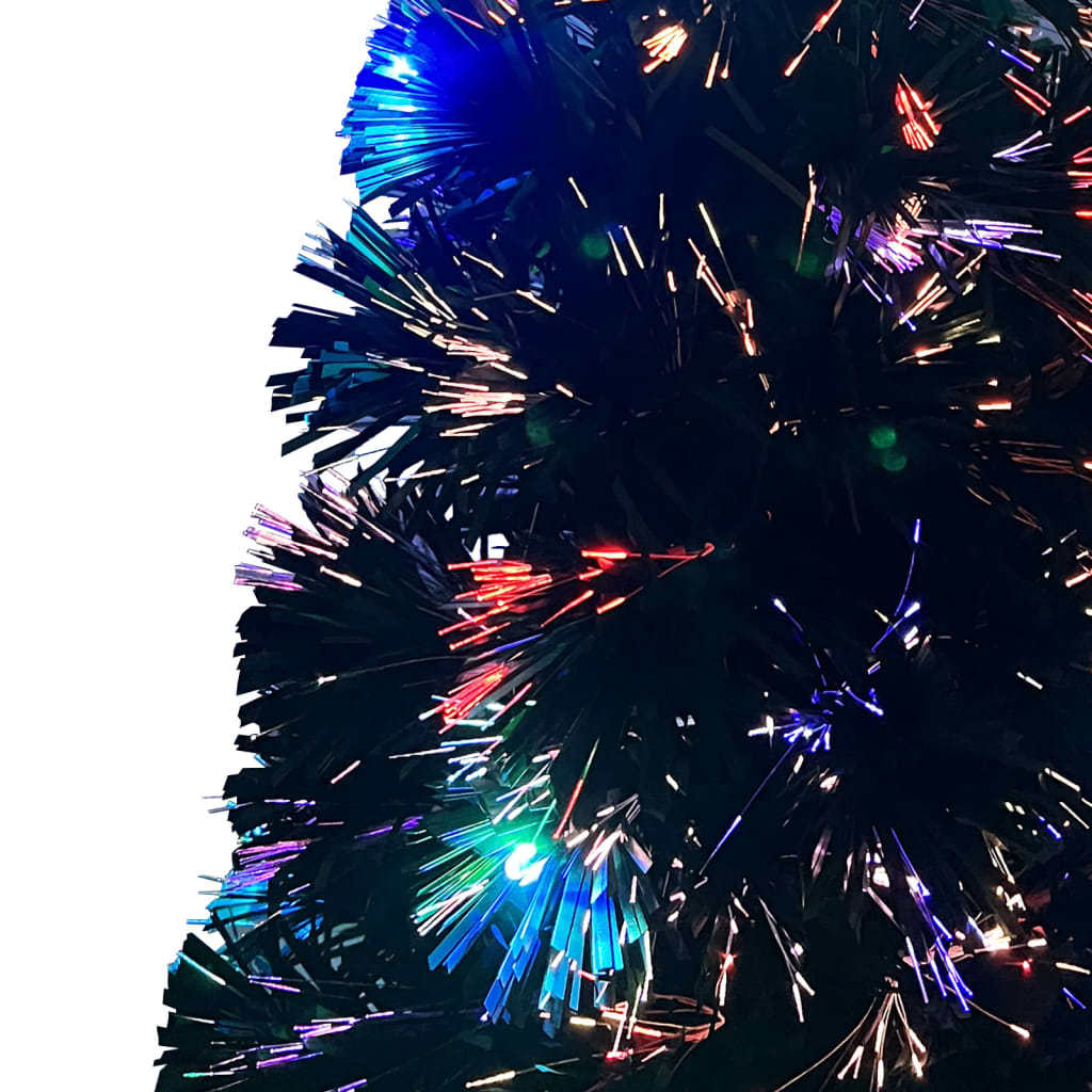 Albero di Natale Preilluminato con Supporto e LED 240 cm Fibra Ottica