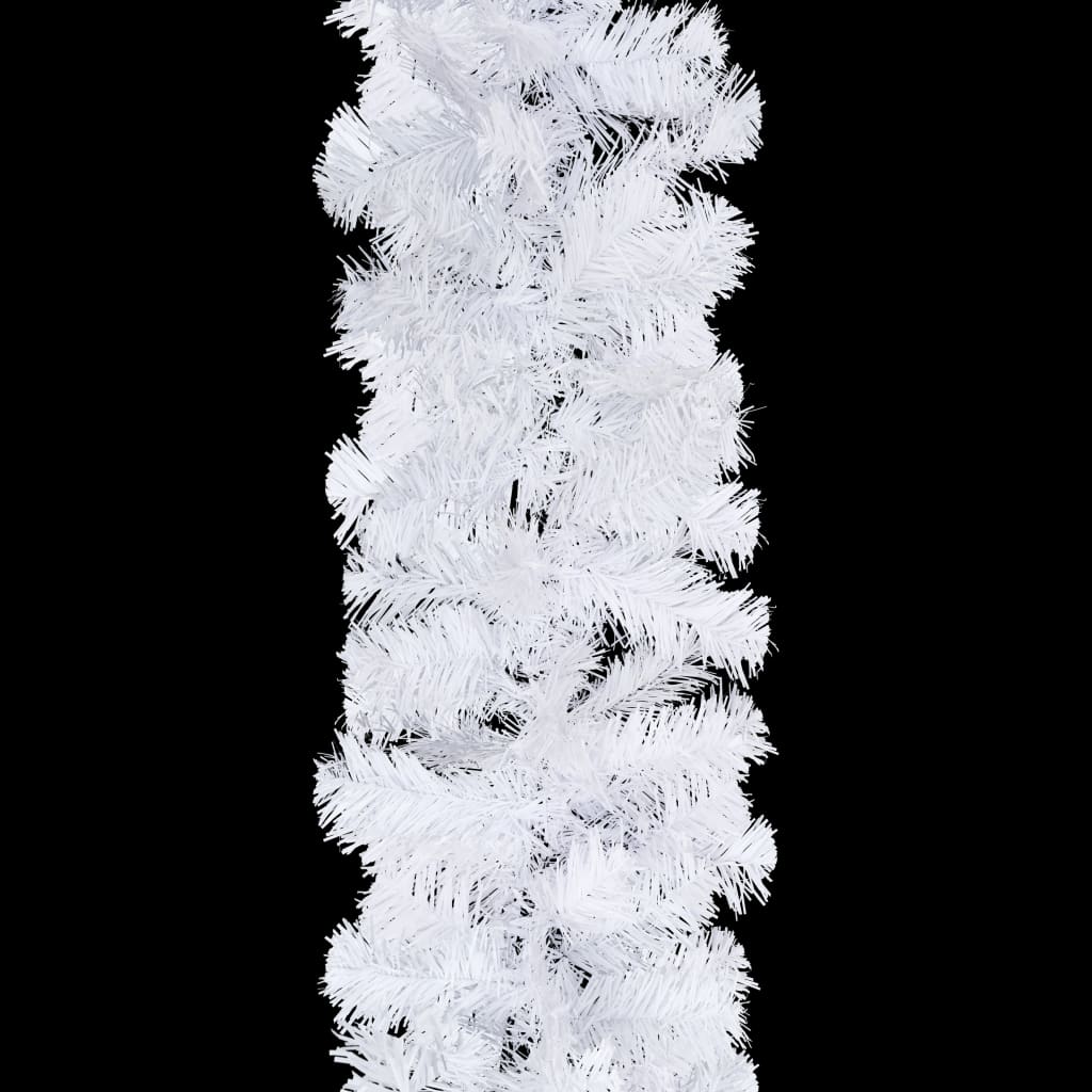 Ghirlande Natalizie 4 pz Bianco 270 cm PVC