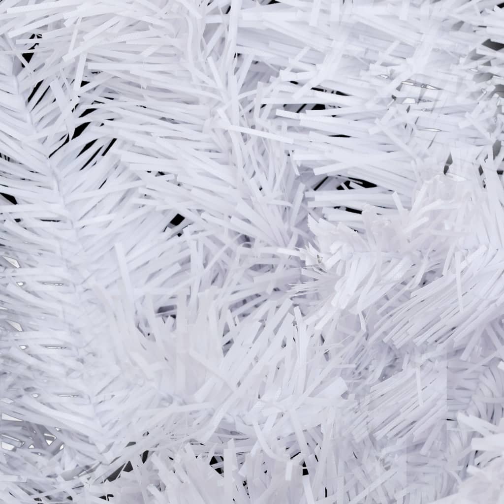 Ghirlande Natalizie 4 pz Bianco 270 cm PVC