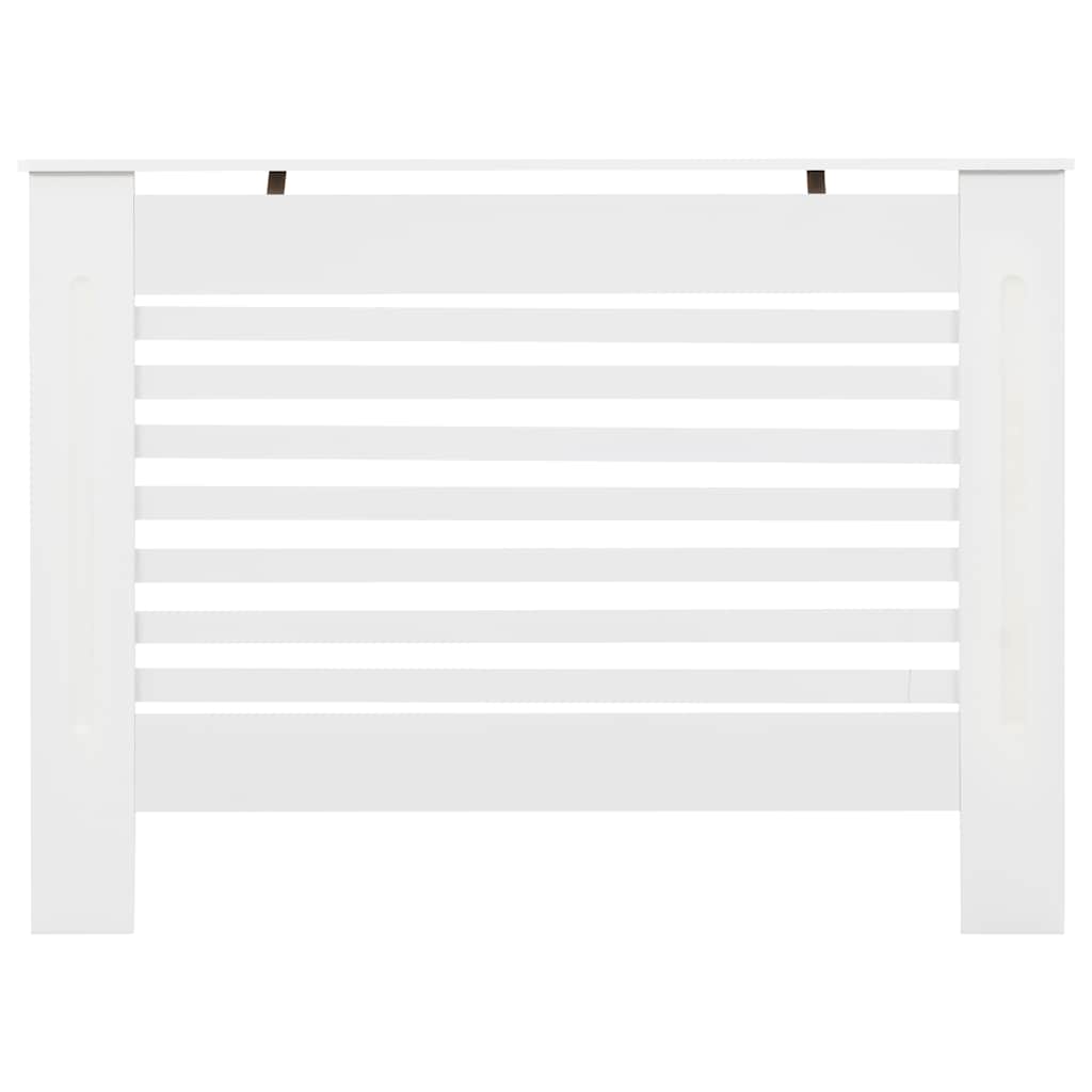 Copertura per Radiatore Bianca 112x19x81,5 cm in MDF