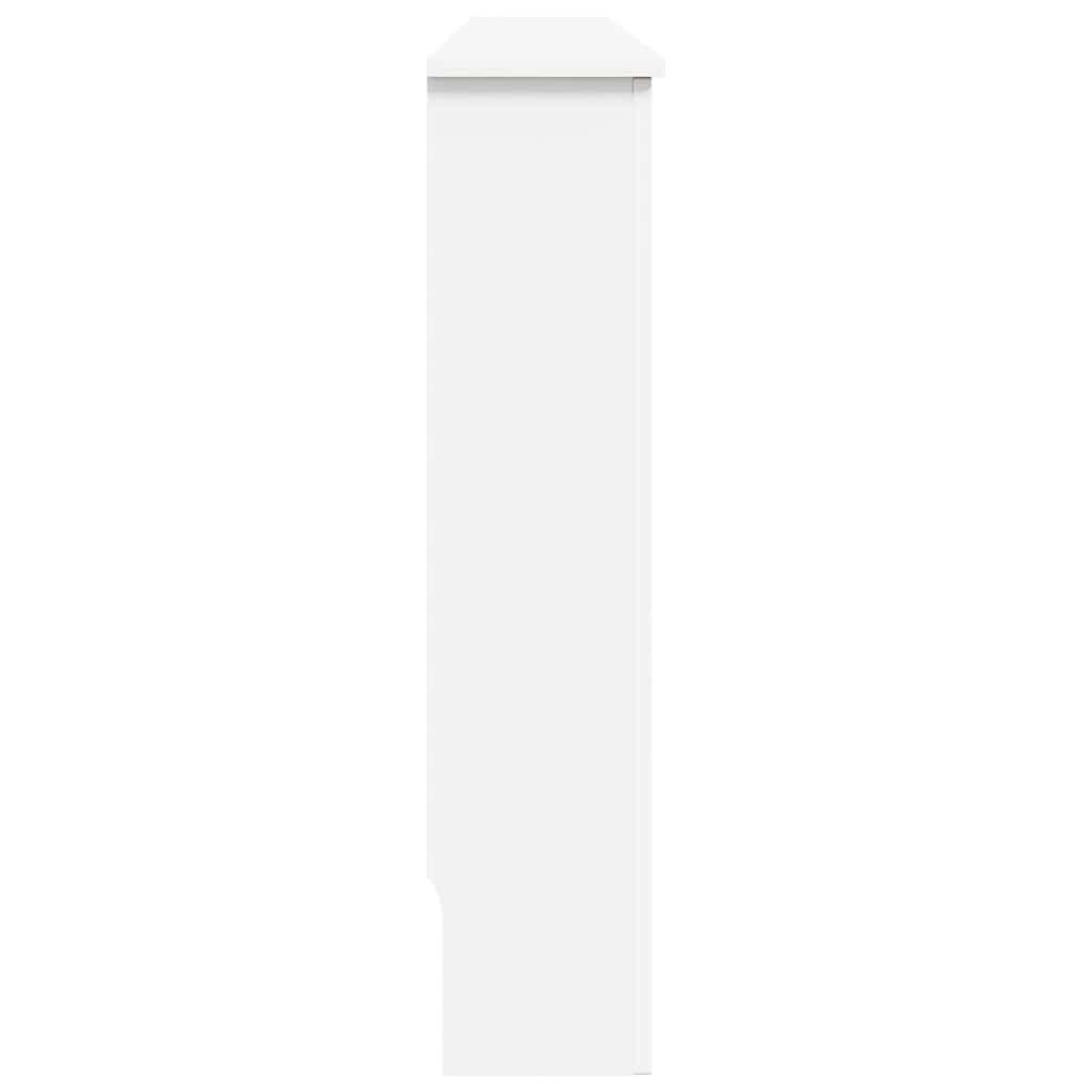 Copertura per Radiatore Bianca 112x19x81,5 cm in MDF