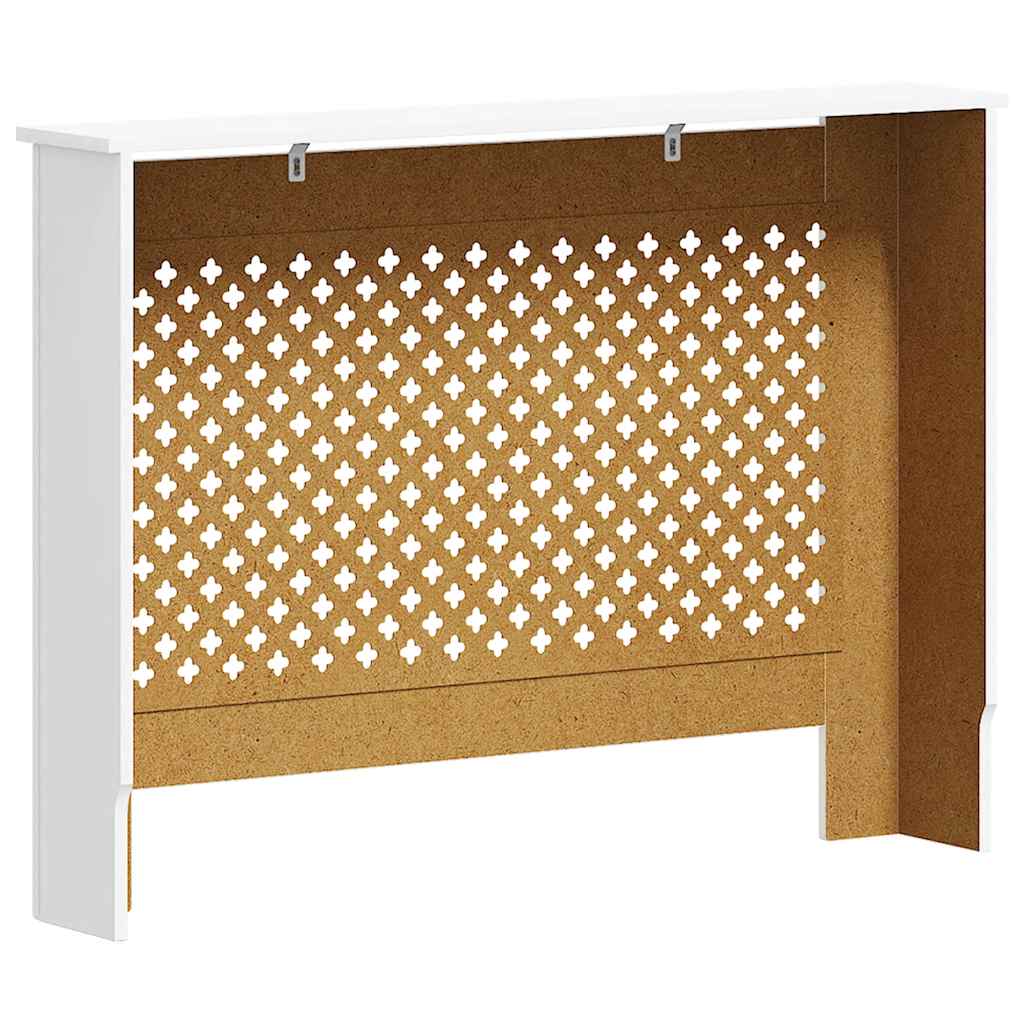 Copertura per Radiatore Bianca 112x19x81,5 cm in MDF