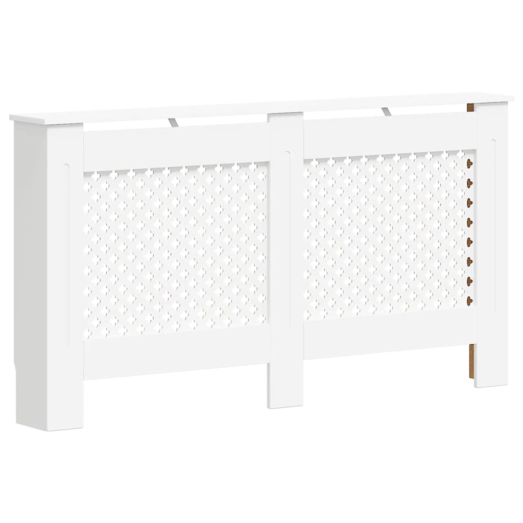 Copertura per Radiatore Bianca 152x19x81,5 cm in MDF