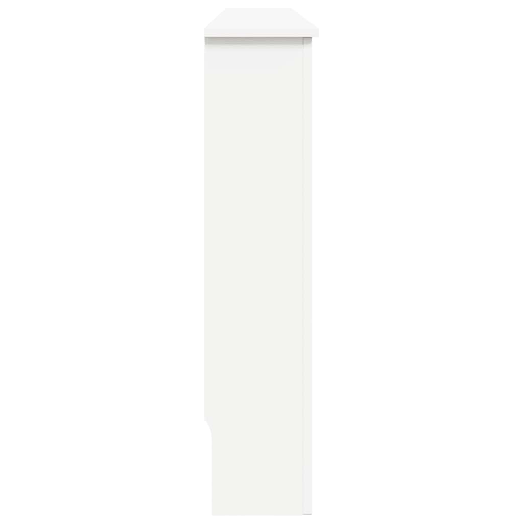 Copertura per Radiatore Bianca 152x19x81,5 cm in MDF