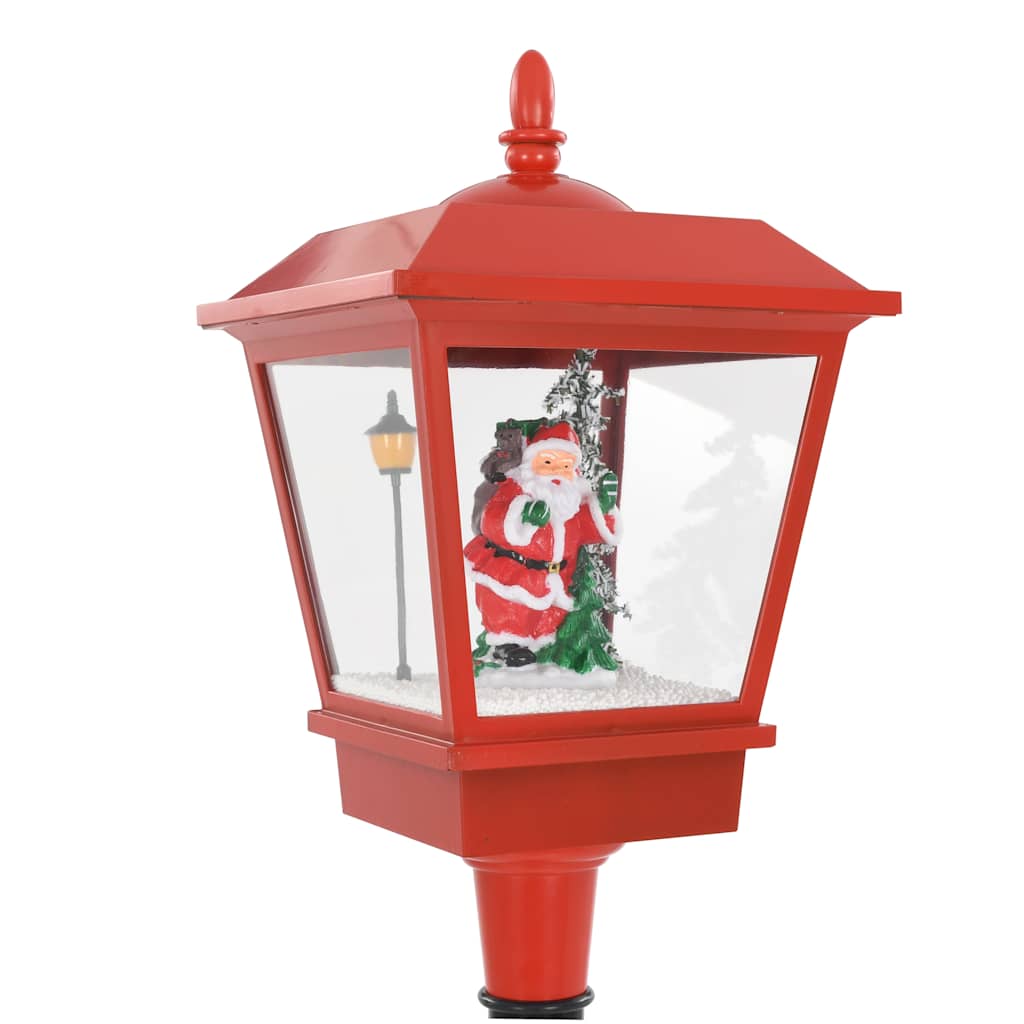 Lampione di Natale con Babbo Natale 180 cm LED
