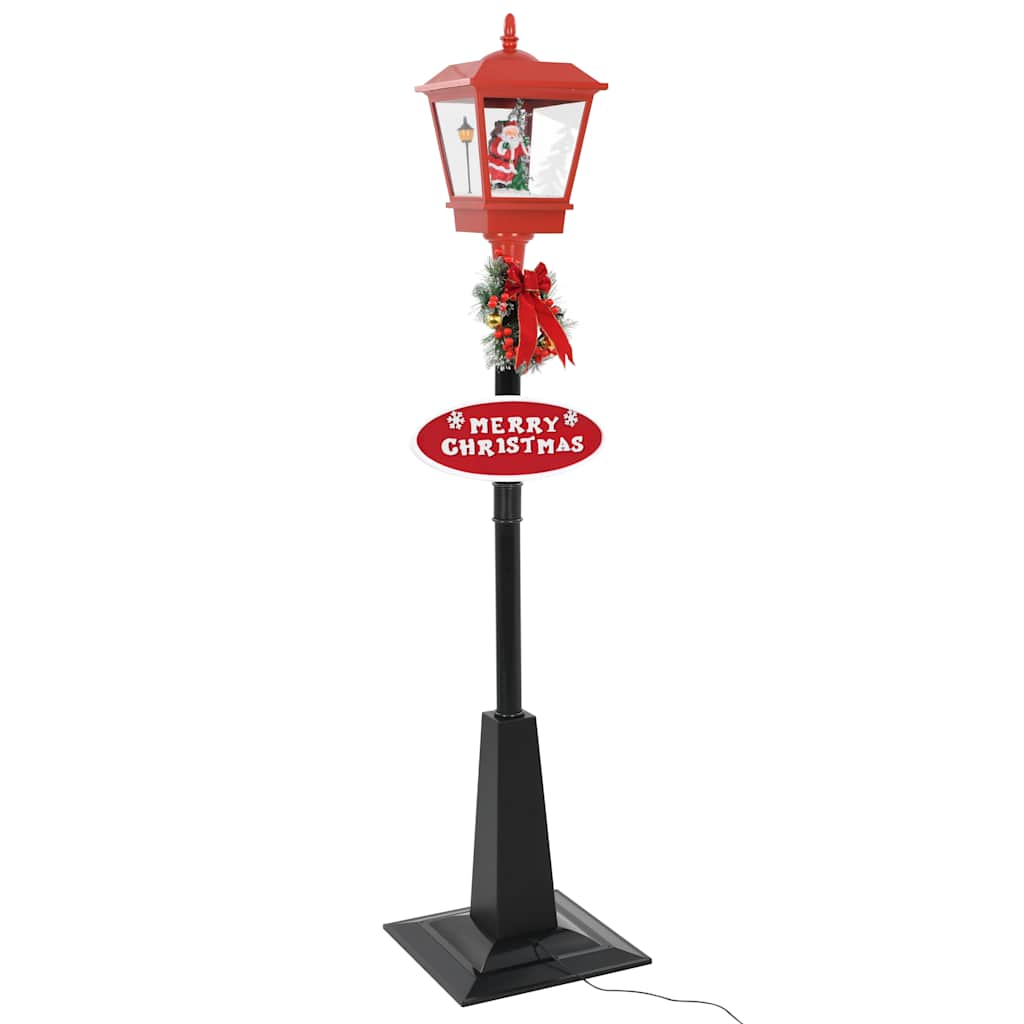 Lampione di Natale con Babbo Natale 180 cm LED