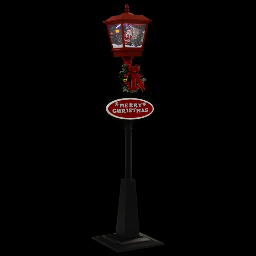 Lampione di Natale con Babbo Natale 180 cm LED