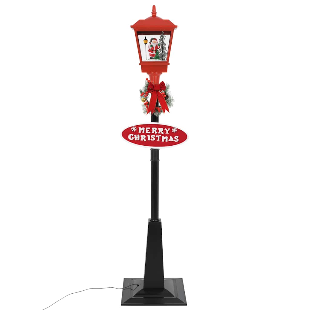 Lampione di Natale con Babbo Natale 180 cm LED