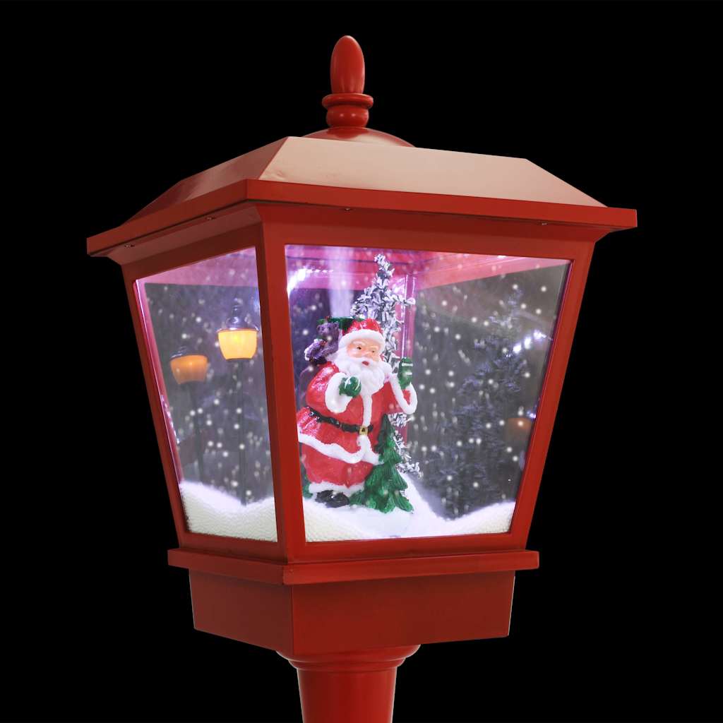 Lampione di Natale con Babbo Natale 180 cm LED
