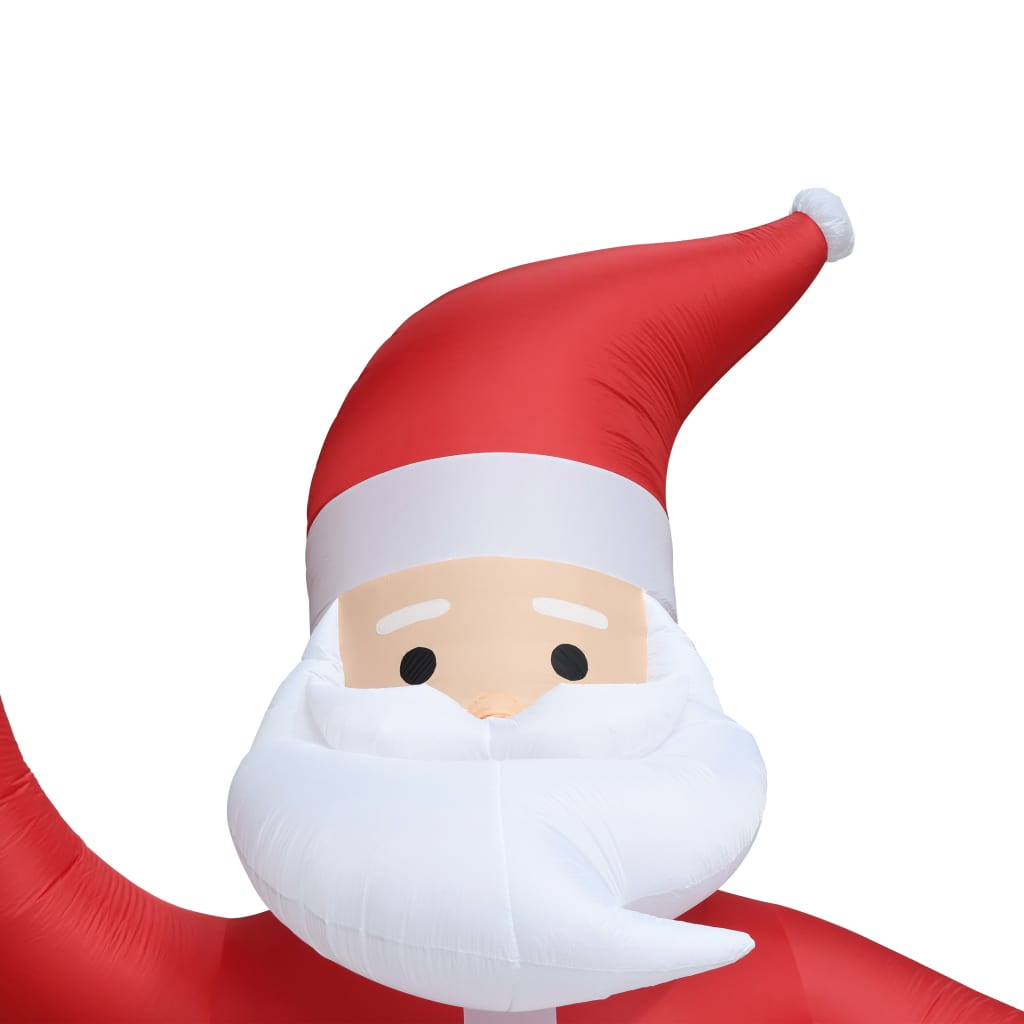 Babbo Natale Gonfiabile con LED IP20 600 cm XXL