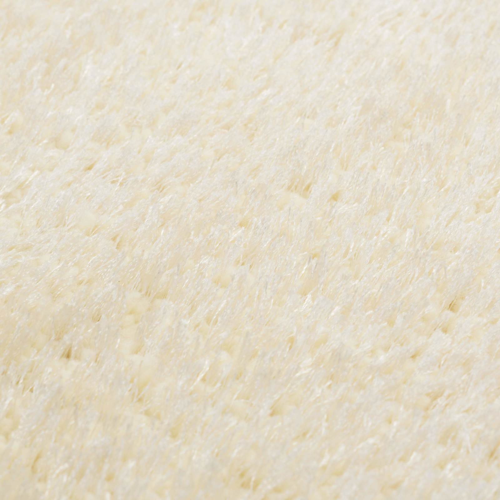 Tappeto Shaggy per Area Crema 120 x 160 cm Polietilene