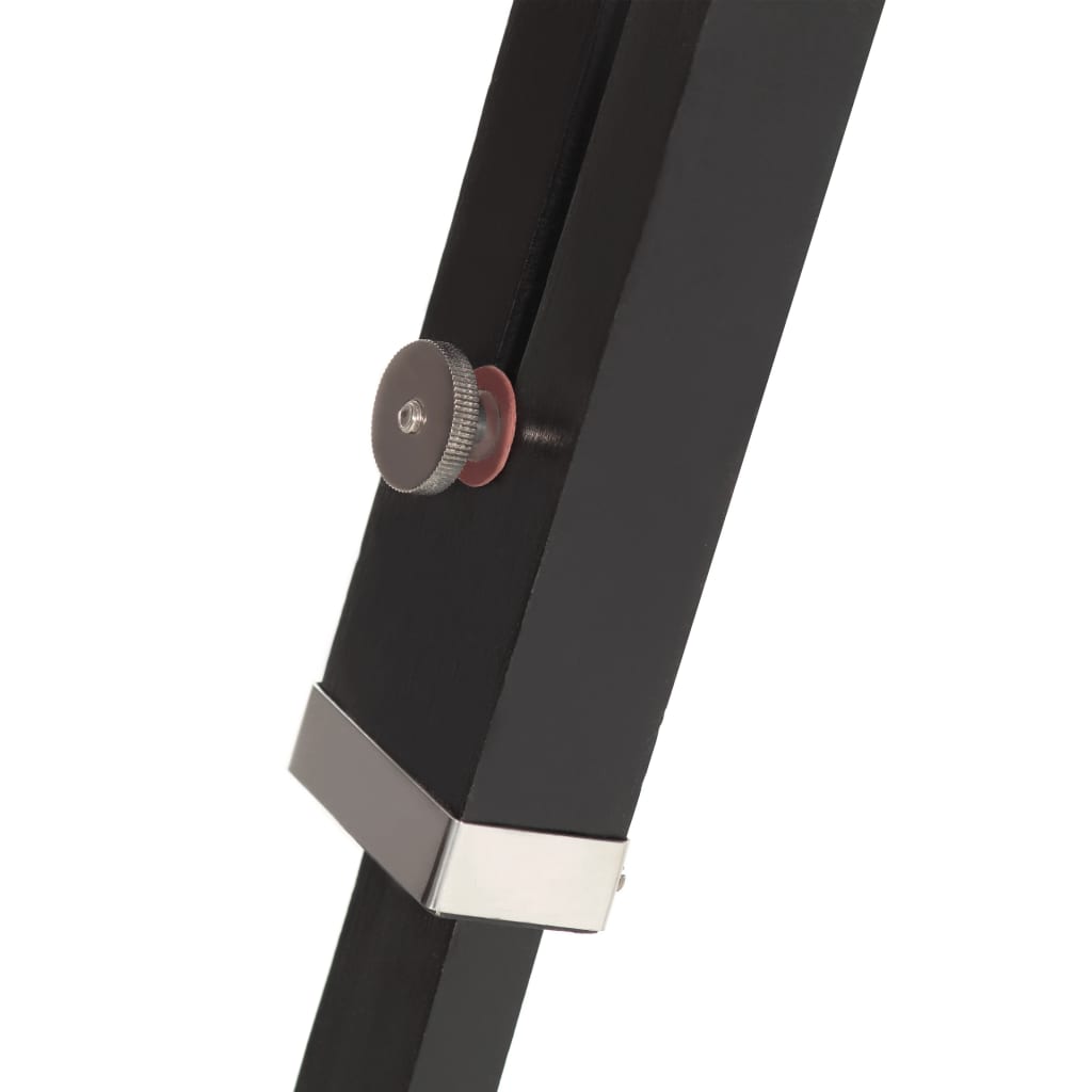 Lampada a Treppiede a Pavimento Legno Massello di Mango 165 cm