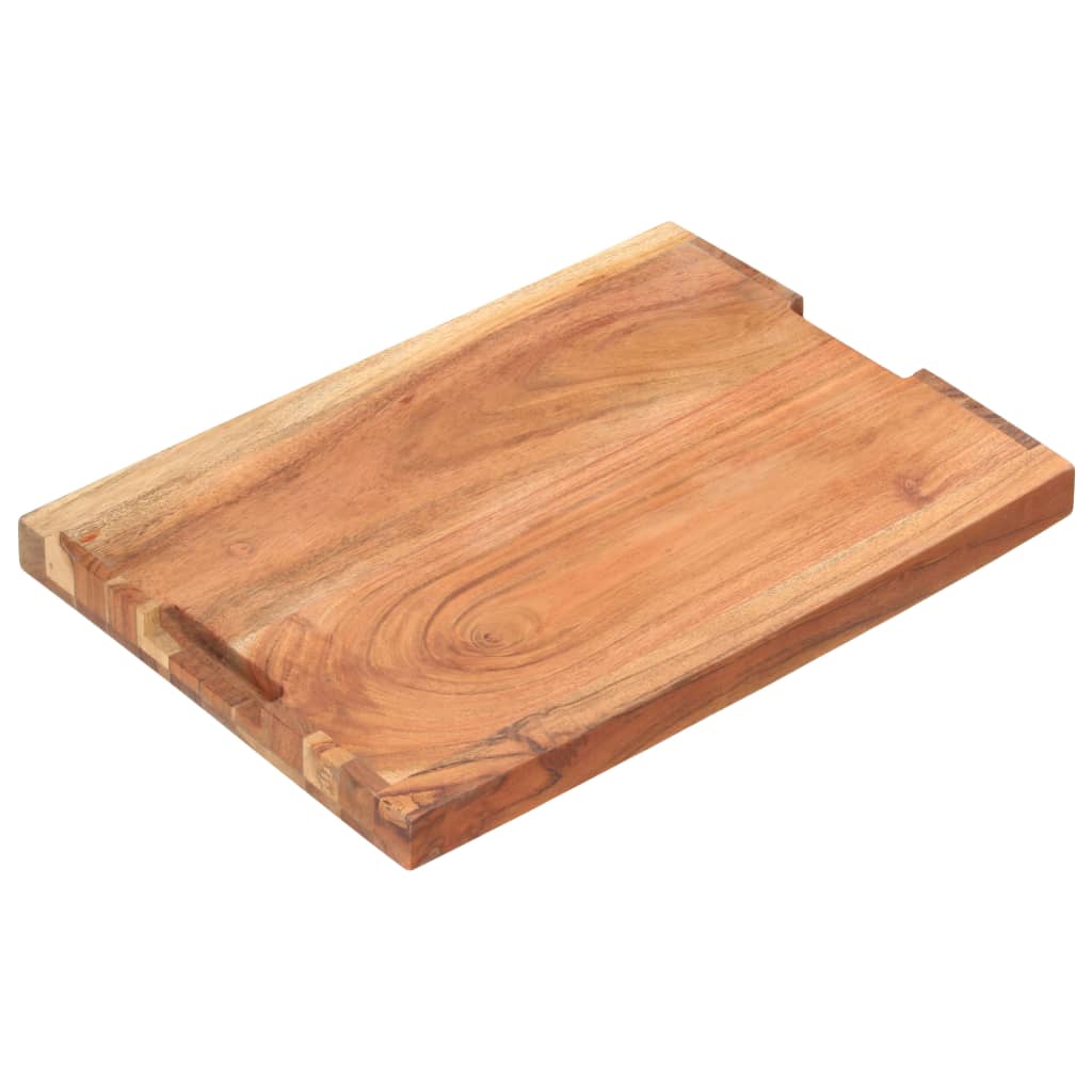 Tagliere 50x35x4 cm in Legno Massello di Acacia
