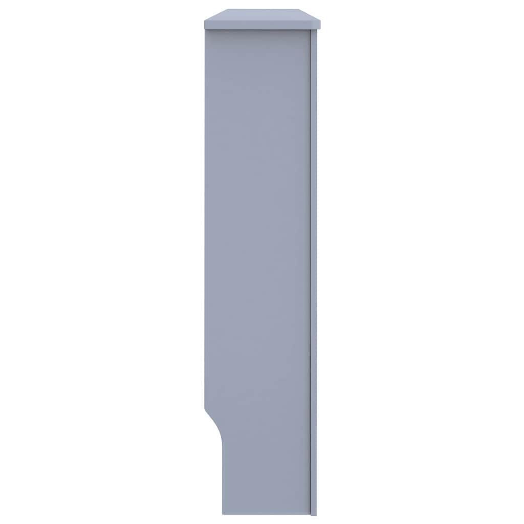 Copertura per Radiatore Antracite 152x19x81,5 cm in Legno Multistrato