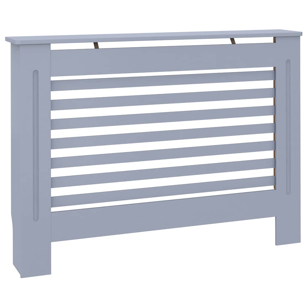Copertura per Radiatore Antracite 112x19x81,5 cm in MDF