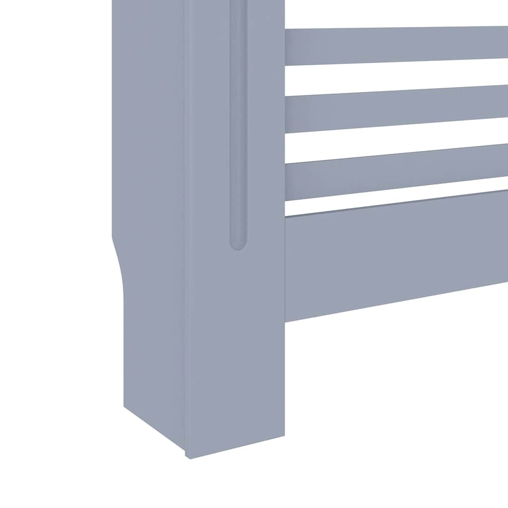 Copertura per Radiatore Antracite 112x19x81,5 cm in MDF