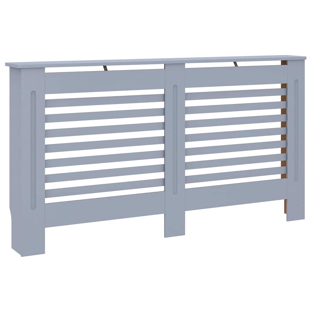 Copertura per Radiatore Antracite 152x19x81,5 cm in MDF