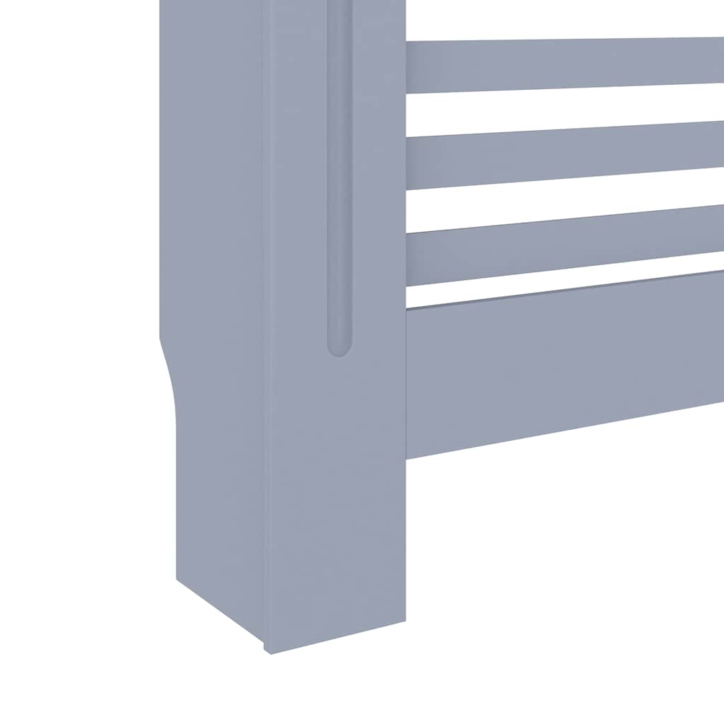Copertura per Radiatore Antracite 152x19x81,5 cm in MDF