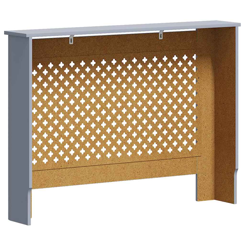 Copertura per Radiatore Antracite 112x19x81 cm in MDF