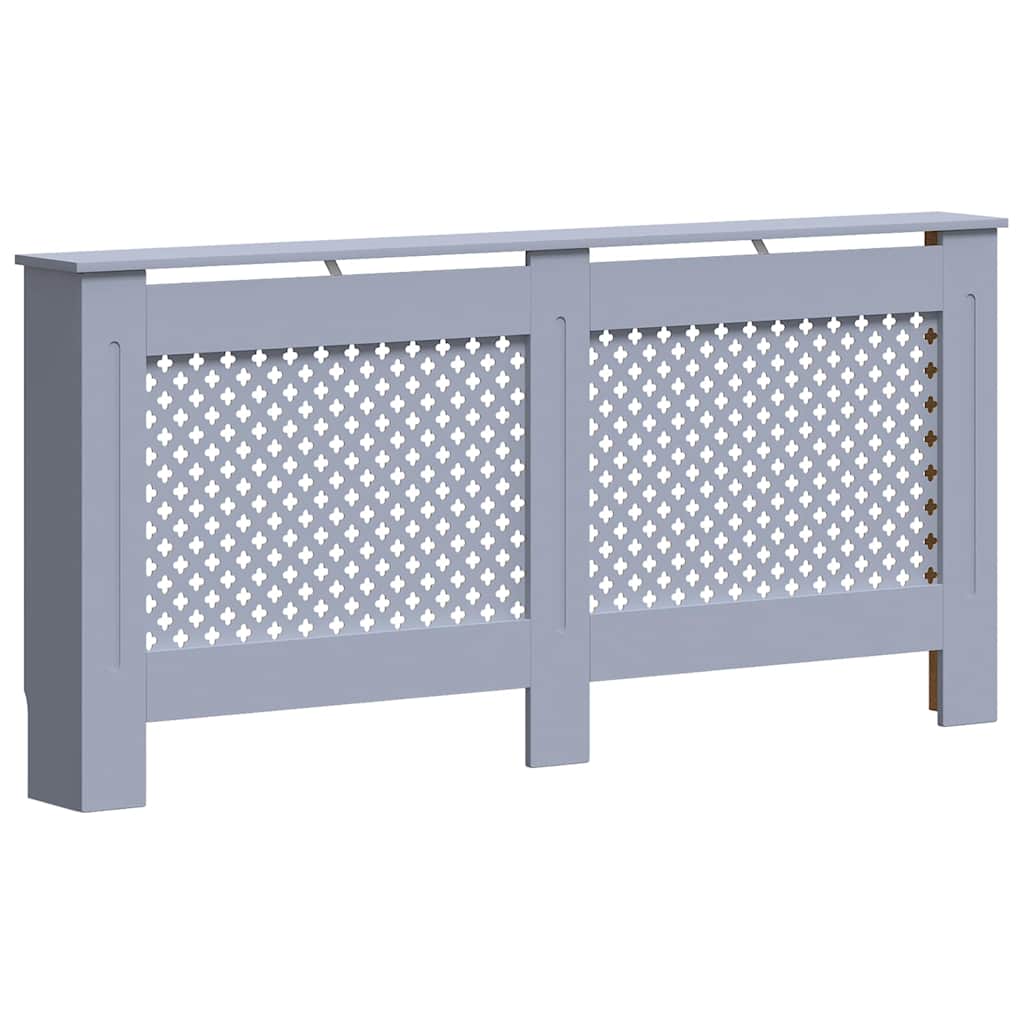 Copertura per Radiatore Antracite 172x19x81,5 cm in MDF