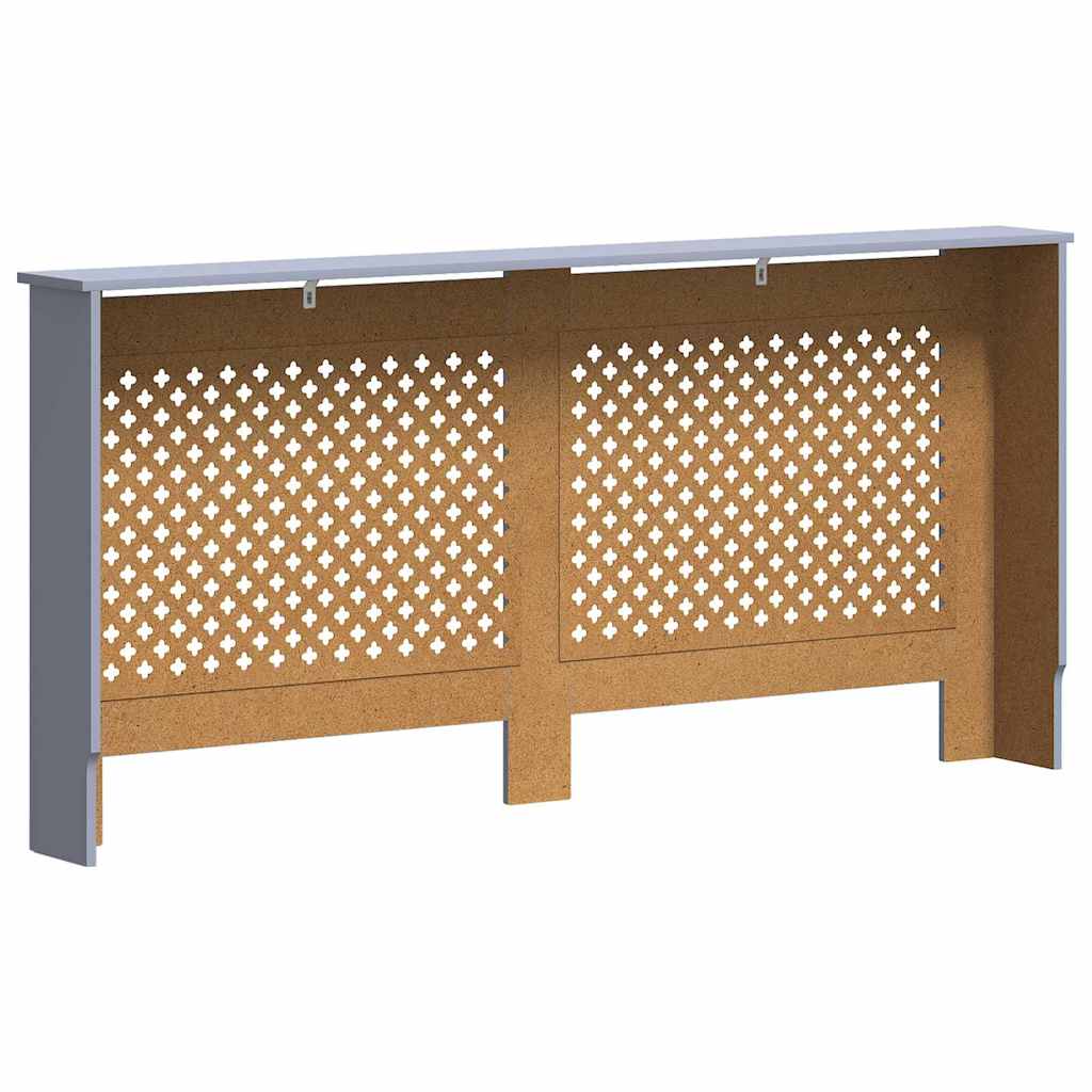 Copertura per Radiatore Antracite 172x19x81,5 cm in MDF