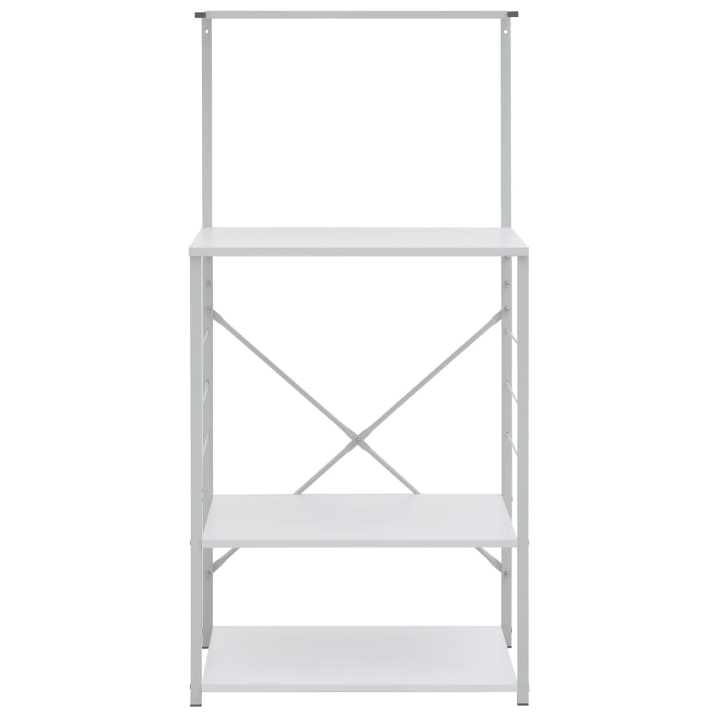 Mobile per Microonde Bianco 60x39,6x123 cm Legno Multistrato