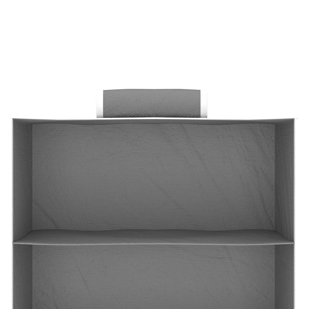 Organizer per Armadio da Appendere con 6 Ripiani 2 pz Tessuto