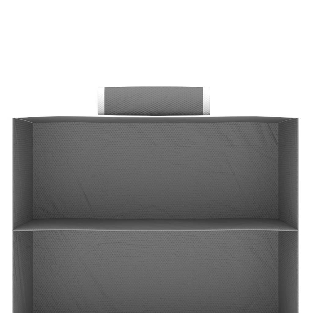 Organizer per Armadio da Appendere 2 pz con 10 Ripiani Tessuto