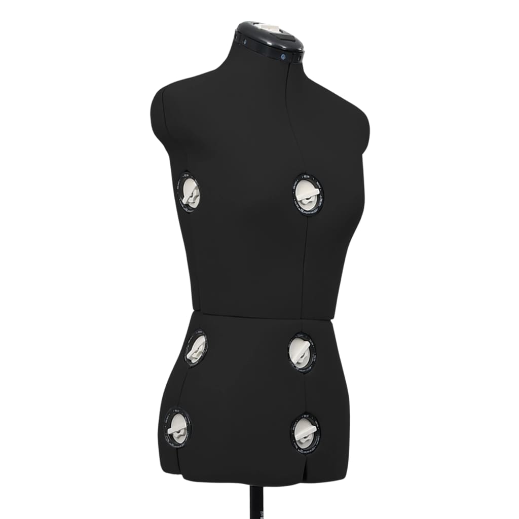 Manichino Femminile Regolabile Nero Taglia S Size 33-40