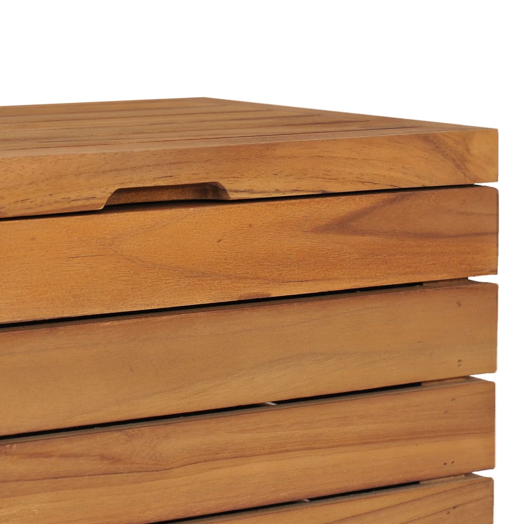 Cesto Portabiancheria 40x40x70 cm in Massello di Teak
