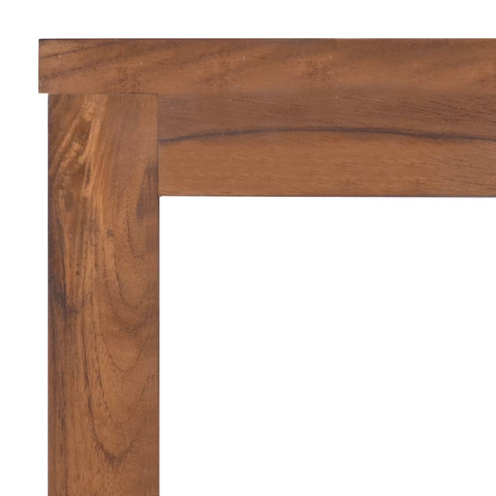 Piedistalli per Piante 3 pz in Legno Massello di Teak